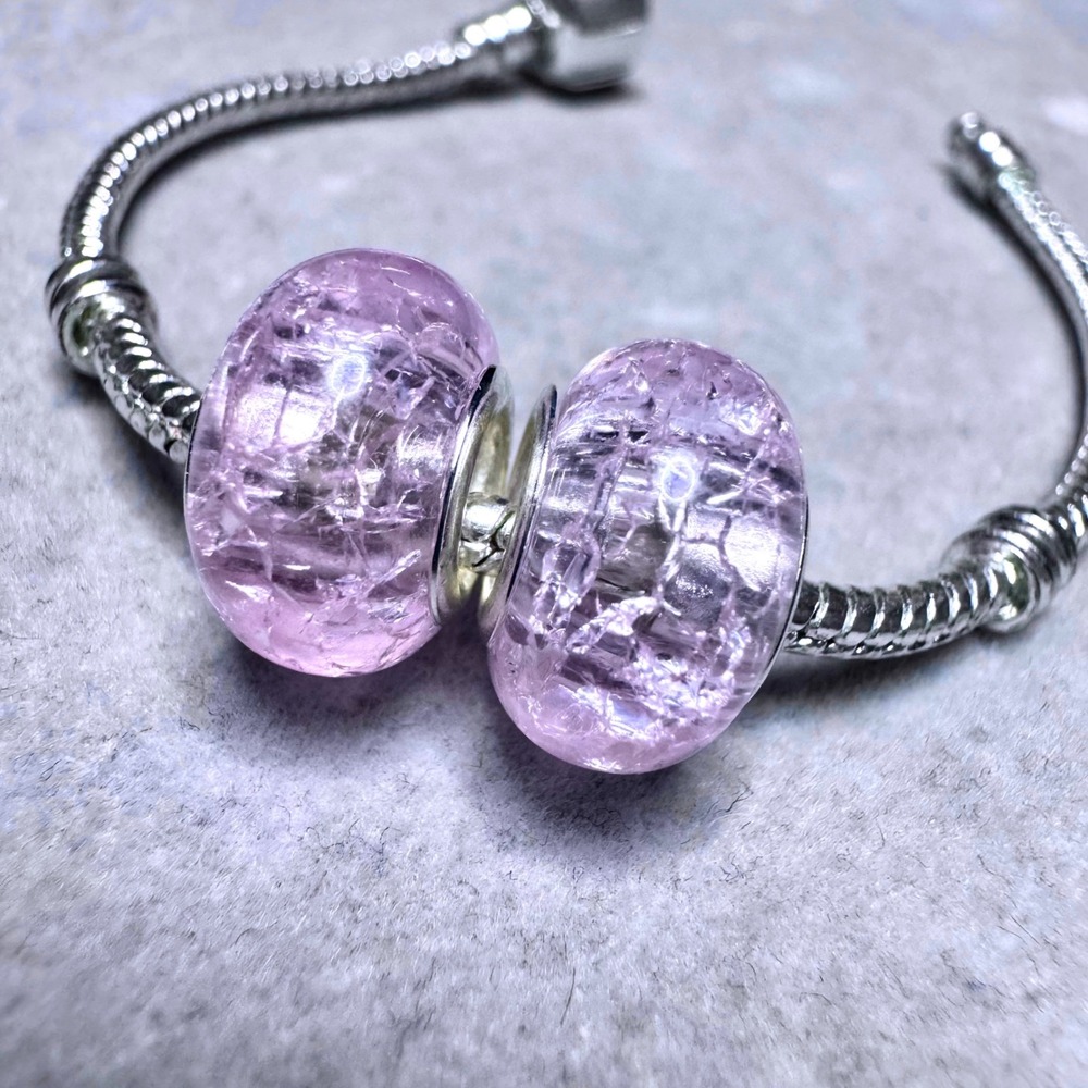 Pink Spacer Pink Beads fits PANDORA - Picture 2 of 8